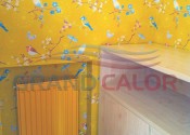 Радиатор Kermi 900-400 22 тип (крашеный, желтый) в нише