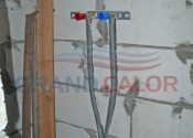Выводы труб под полотенцесушитель