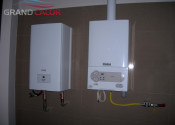 Монтаж газового котла Vaillant и электрического котла Protherm